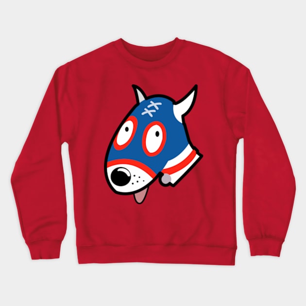 Masked Dog Crewneck Sweatshirt by LuisP96